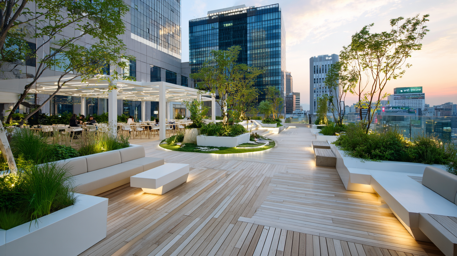에코델타시티 반도 아이비플래닛 친환경 옥상 정원 및 휴게 스페이스