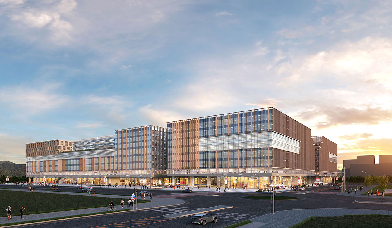 에코델타시티 반도 아이비플래닛 외관 조감도 및 랜드마크 전경